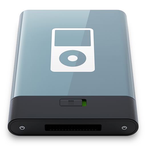 Graphite iPod W Icon 512x512 png